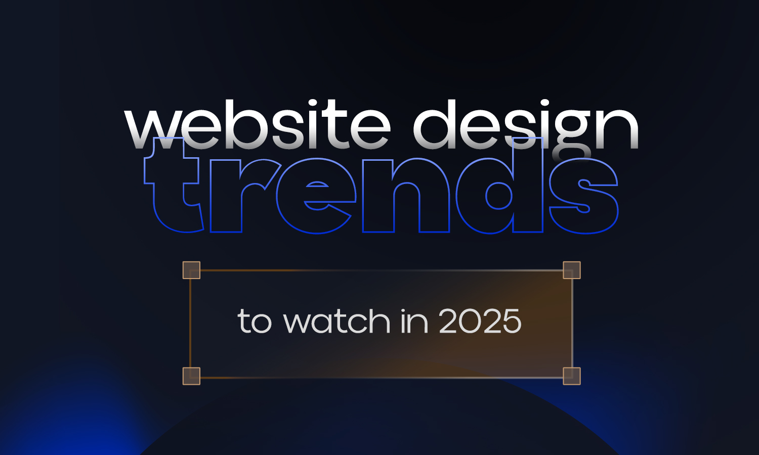 WEB DESIGN TRENDS 2025 COVER